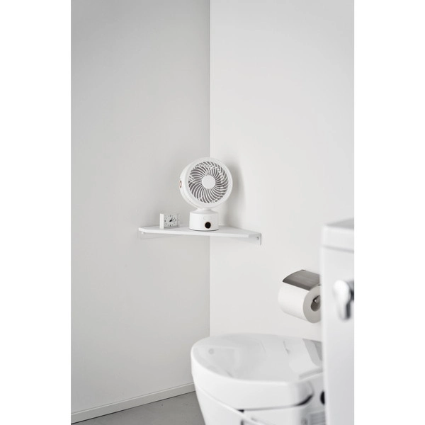 【smart】ウォールコーナーサーキュレーターラック スマート S 石こうボード壁対応 ホワイト