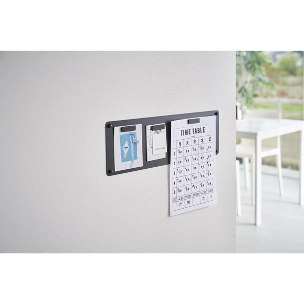 【tower】ウォールプリントスチールパネル タワー S 石こうボード壁対応 ブラック