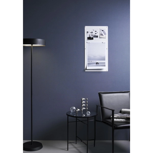 【tower】ウォールプリントスチールパネル タワー L 石こうボード壁対応 ホワイト