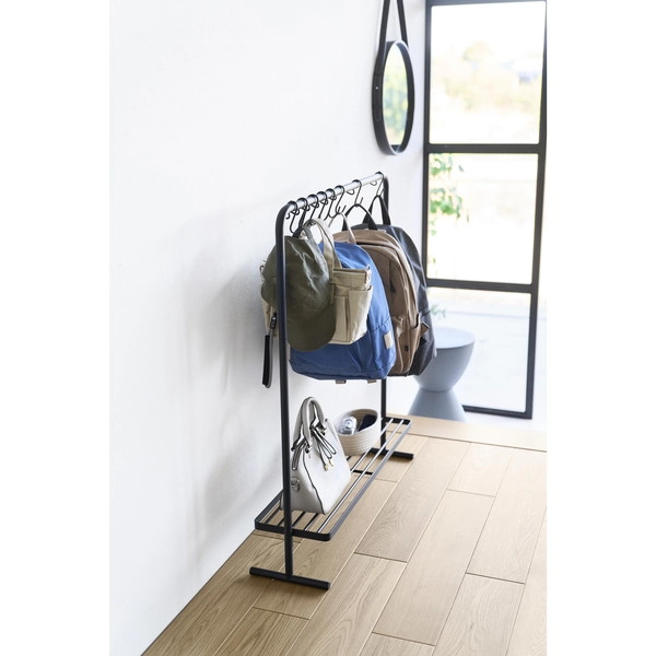 【tower】バッグ収納ラック タワー ブラック