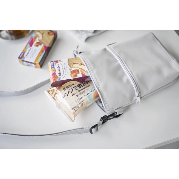 【tower】コンビニちょい買い保冷&保温バッグ タワー ライトグレー