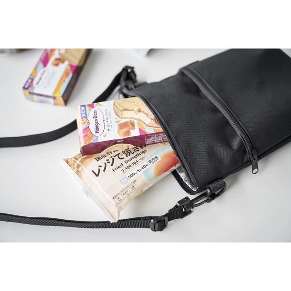 【tower】コンビニちょい買い保冷&保温バッグ タワー ブラック