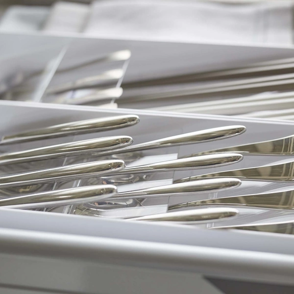 【tower】立体斜めカトラリーケース タワー (ホワイト)