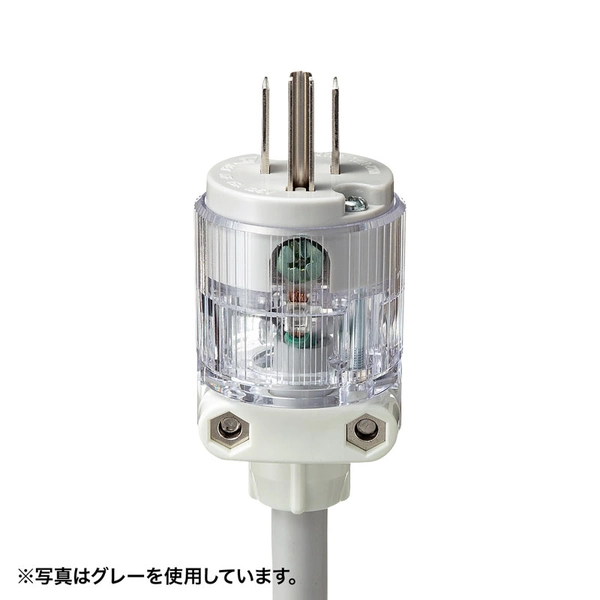 医用接地プラグ付き電源タップ (3P・4個口・グリーン・3m) TAP-HPM4-3G