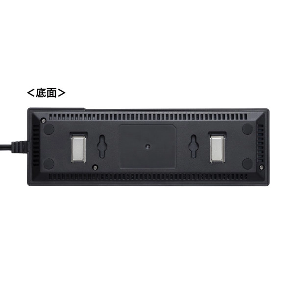 ギガビット対応 タップ型スイッチングハブ(8ポート・マグネット付き) LAN-GIGAT803BK