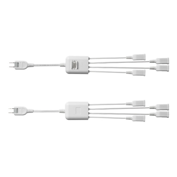 一括集中スイッチ付き電源延長コード ホワイト TAP-EX4SWW