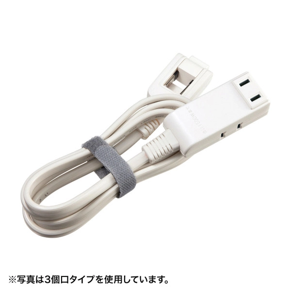 マイクロタップ 2個口 1m ホワイト TAP-M61W