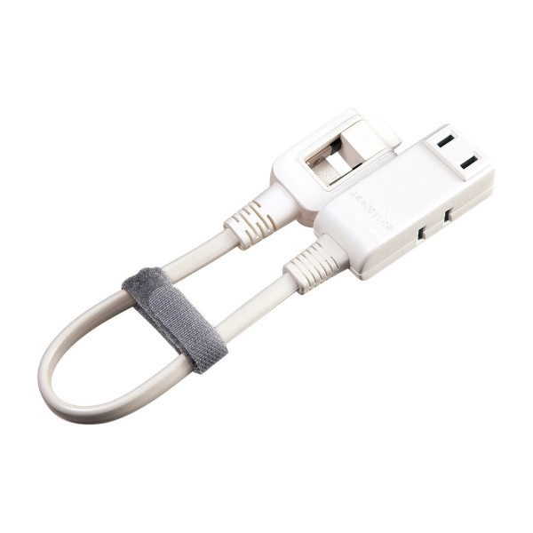 マイクロタップ 3個口 0.2m ホワイト TAP-M702W