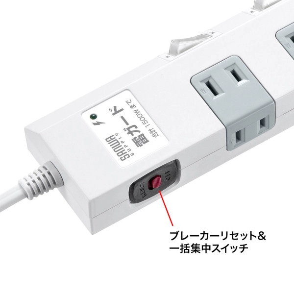 節電タップ TAP-SP2110SW-1