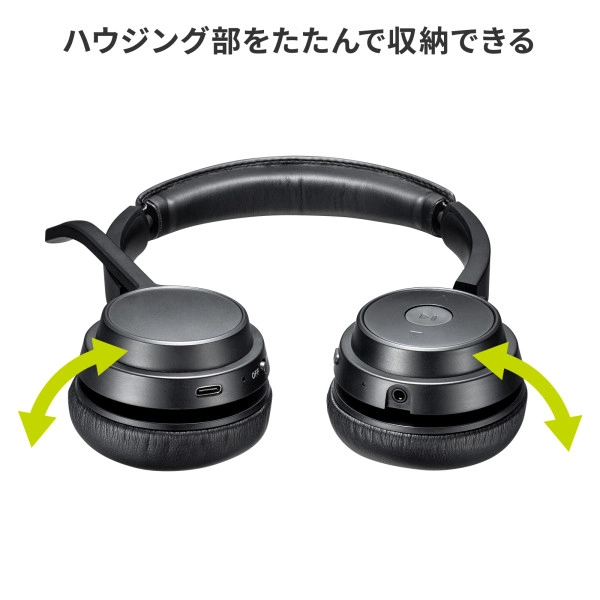 Bluetoothヘッドセット（両耳タイプ・単一指向性） MM-BTSH62BK