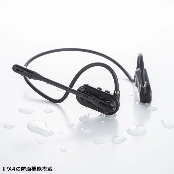 超軽量Bluetoothオープンイヤーヘッドセット MM-BTSH71BK