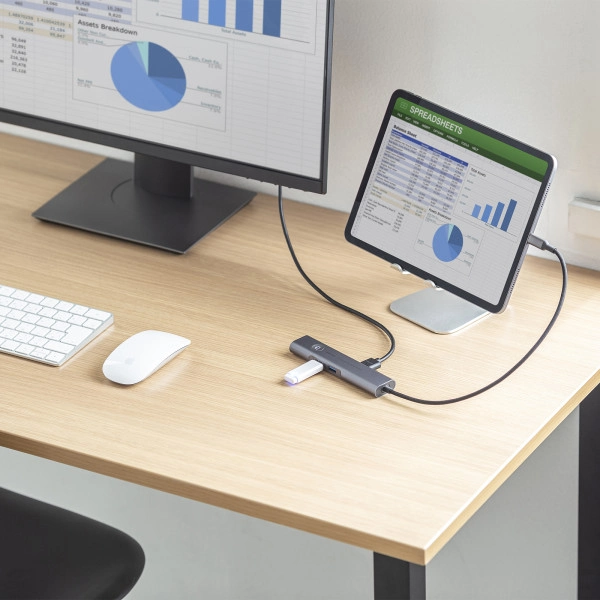 USB Type-C ドッキングハブ USB-5TCHLP16GM