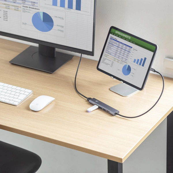 HDMIポート付 USB Type-Cハブ USB-5TCHP18GM