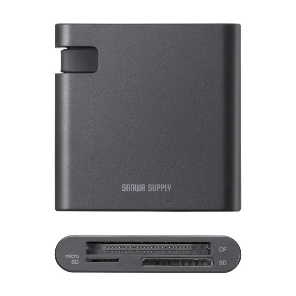 SD4.0 UHS-II 対応 Type-C カードリーダー ADR-3TCML41BK