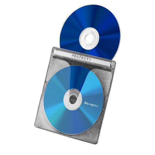 ブルーレイディスク対応不織布ケース（50枚入り・ブラック） FCD-FNBD50BK