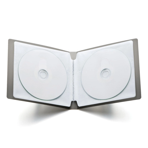 DVD・CDファイルケース（12枚収納・ブラック） FCD-FL12BK