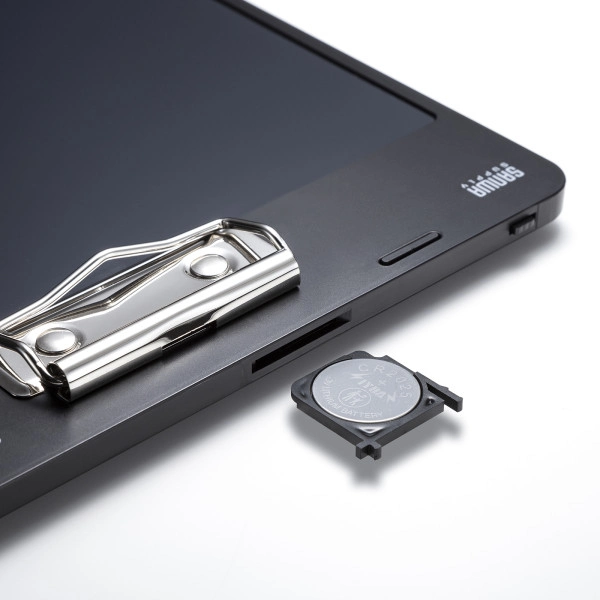 クリップ付き電子メモパッド(ブラック) DH-320BK