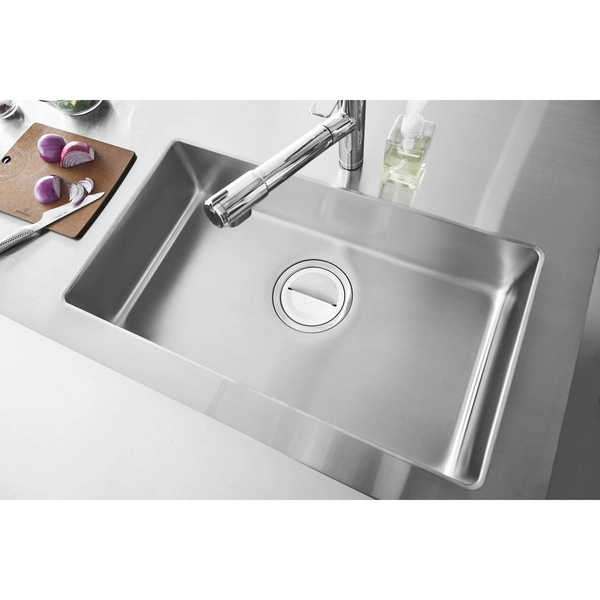 【tower】水切りネットホルダー付き排水口カバー タワー ホワイト