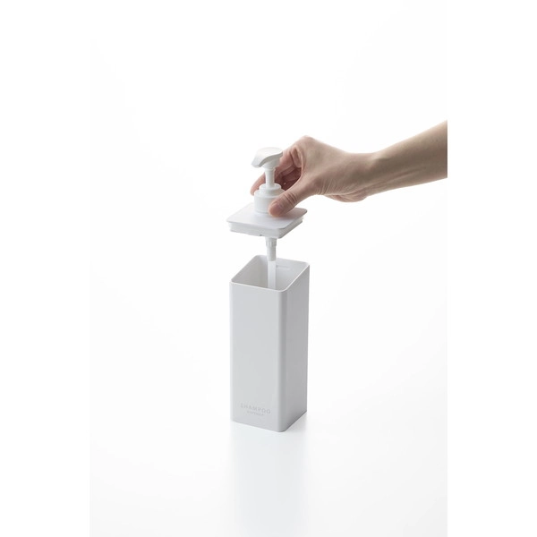 【tower】たっぷり洗剤が出るマグネットディスペンサー タワー シャンプー ホワイト