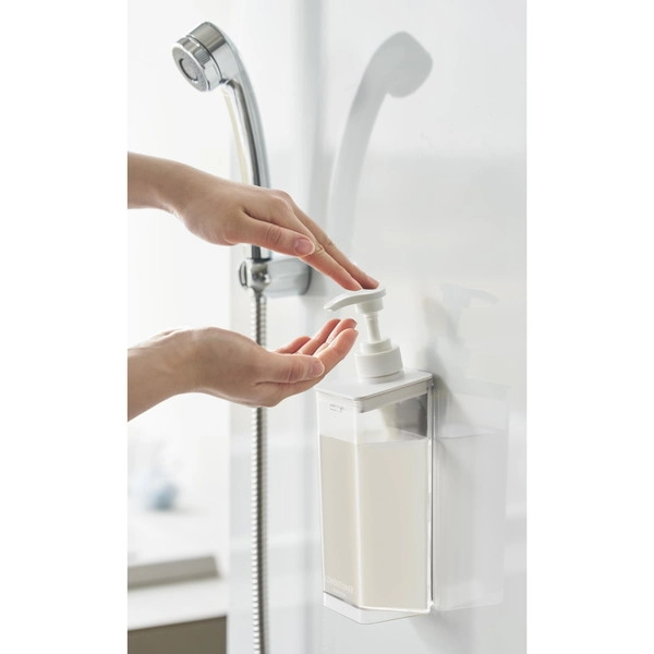 【MIST】たっぷり洗剤が出るマグネットディスペンサー ミスト コンディショナー ホワイト