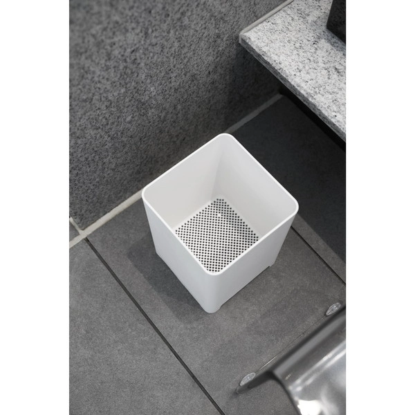 【tower】水が抜けるゴミ箱 タワー 5L ホワイト