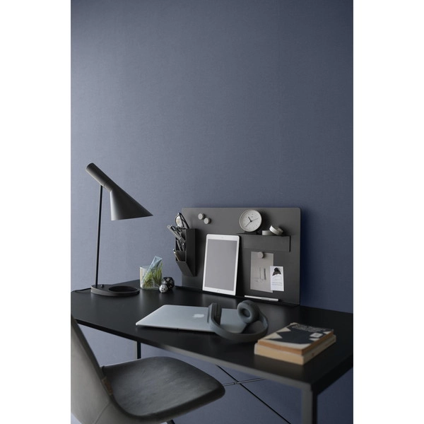 【tower】デスク横トレー付きスチールパネル タワー ブラック