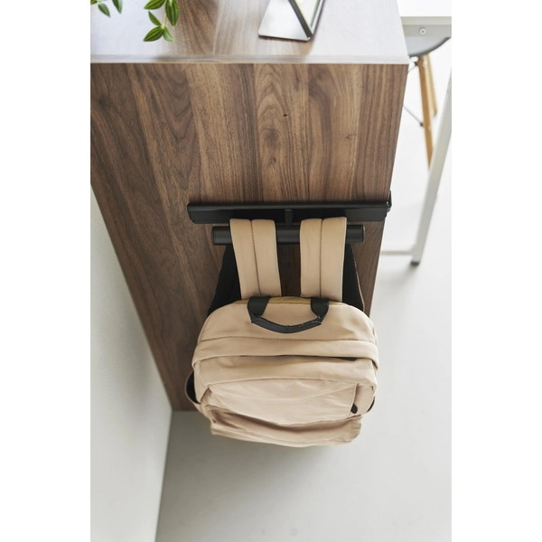 【smart】カラーボックスに差し込めるリュックハンガー スマート ブラック