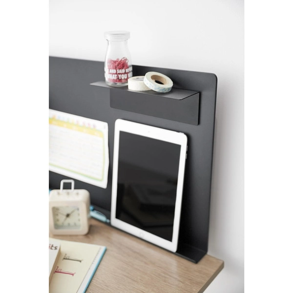 【tower】マグネット棚 タワー スチールパネル対応 ブラック