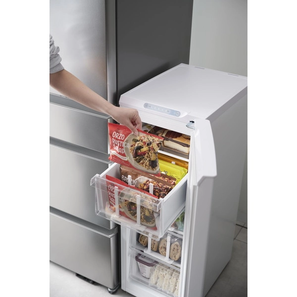 【tower】冷凍庫中仕切り調節収納スタンド タワー W27 ホワイト