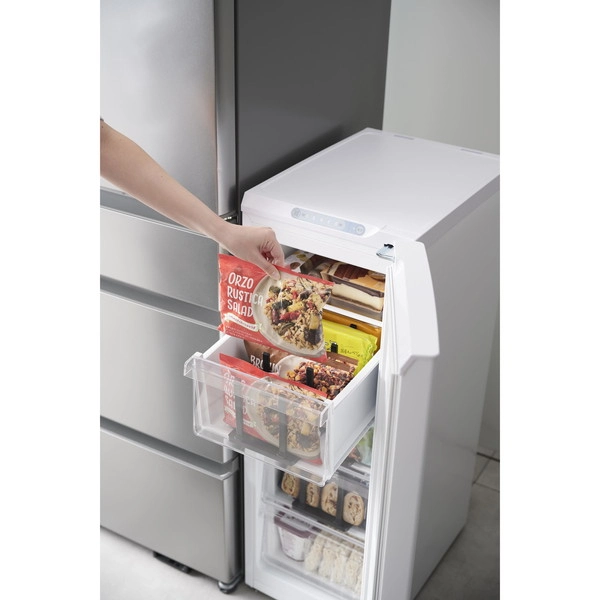 【tower】冷凍庫中仕切り調節収納スタンド タワー W27 ブラック