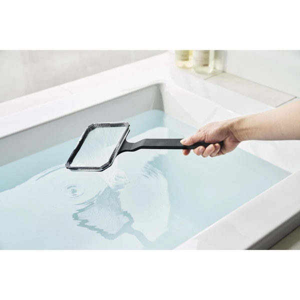 【tower】マグネット浴槽&洗濯槽ゴミ取りネットホルダー タワー ブラック