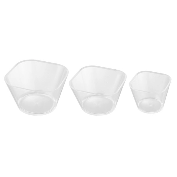 【tower】電子レンジ対応洗いやすい下ごしらえボウル タワー SML3点セット クリア