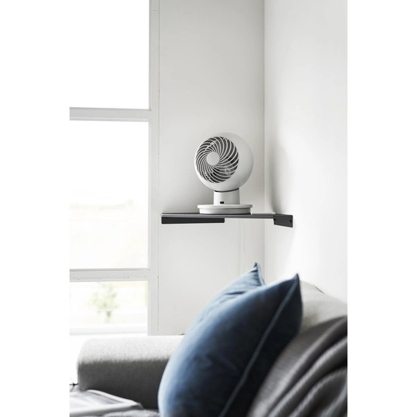 【smart】ウォールコーナーサーキュレーターラック スマート 石こうボード壁対応 ブラック