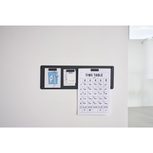 【tower】ウォールプリントスチールパネル タワー S 石こうボード壁対応 ブラック