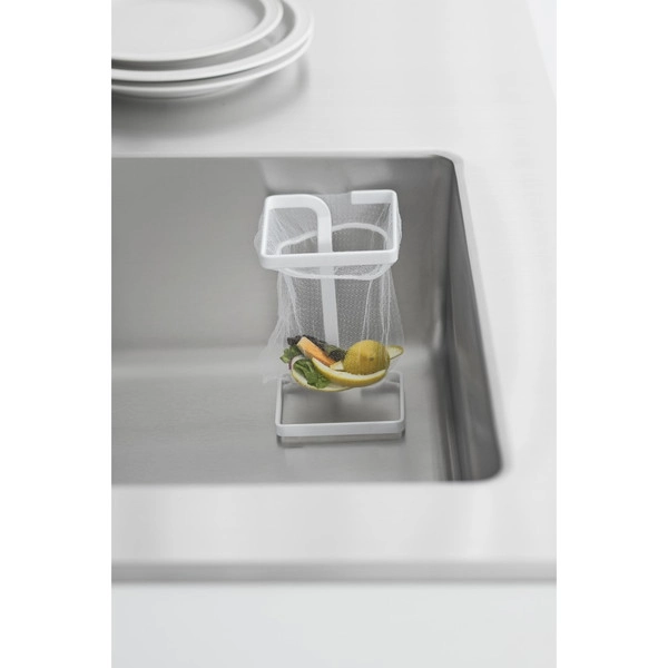 【tower】コーナーに置ける水切りネットホルダー タワー スクエア ホワイト