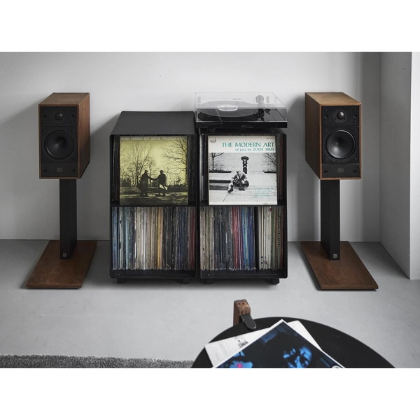 【tower】レコードラック タワー ブラック