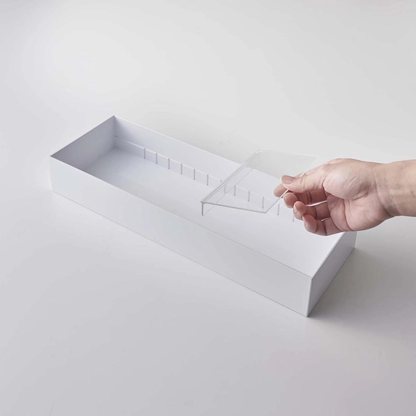 【tower】立体斜めカトラリーケース タワー (ホワイト)