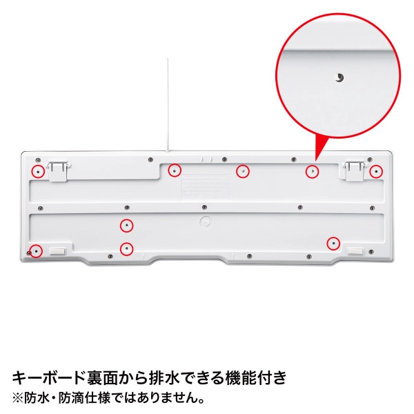 USBキーボード ホワイト SKB-L1UN