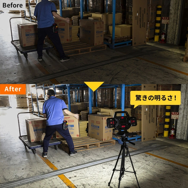 高輝度LED投光器（充電式） LED-FL1BK