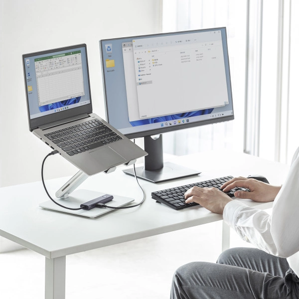 USB Type-C ドッキングハブ USB-5TCHLP16GM