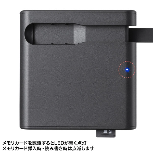 SD4.0 UHS-II 対応 Type-C カードリーダー ADR-3TCML41BK