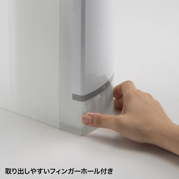 ブルーレイディスク対応ファイルケース（128枚収納・クリア） FCD-FLBD128CL