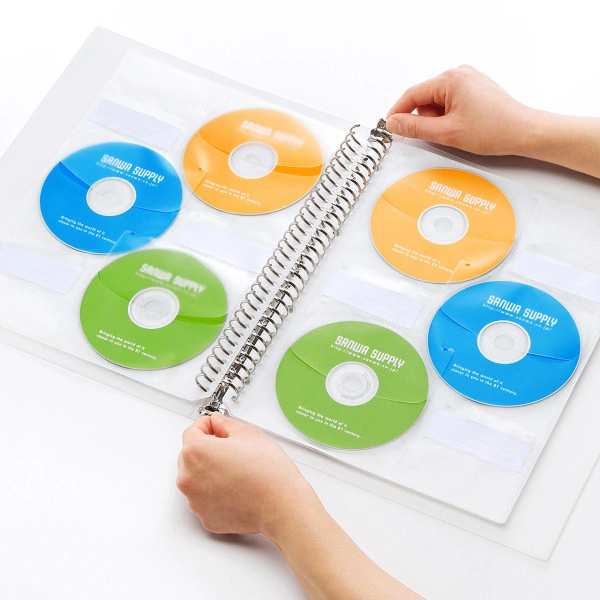 ブルーレイディスク対応A4リフィルシート（5シート入り・ホワイト） FCD-RLBD30W