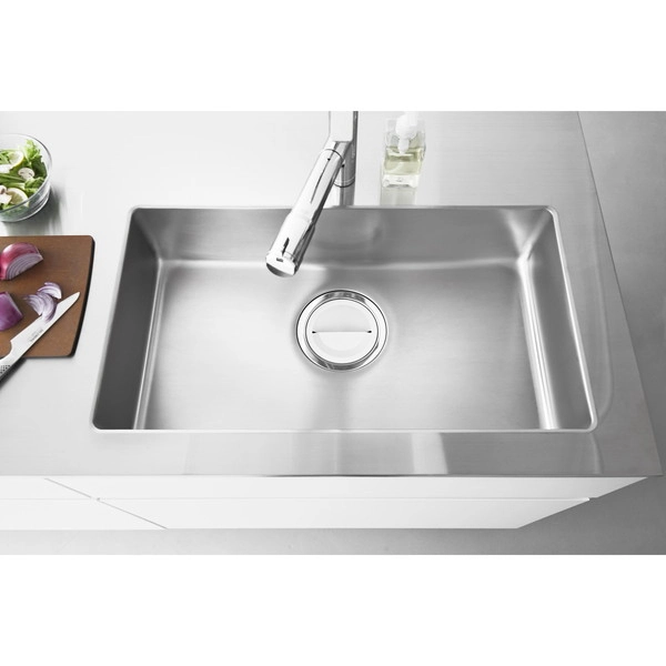 【tower】水切りネットホルダー付き排水口カバー タワー ホワイト