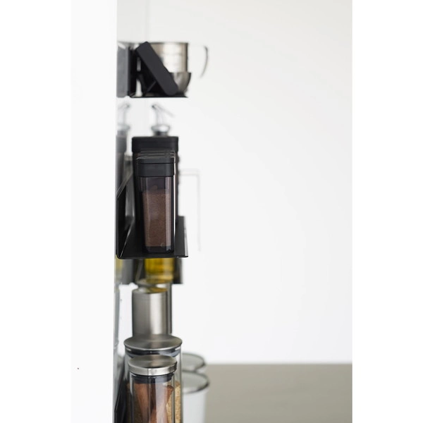 【tower】マグネットキッチン棚 タワー S ブラック