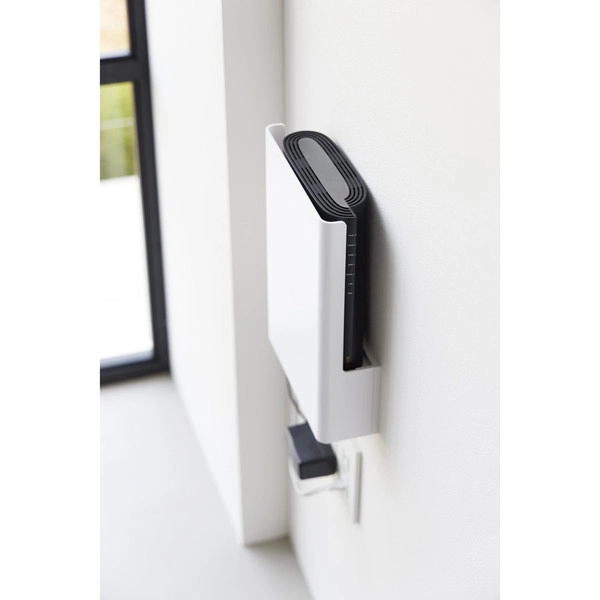 【tower】ウォール隠せるルーター収納 タワー Sサイズ 石こうボード壁対応 ホワイト