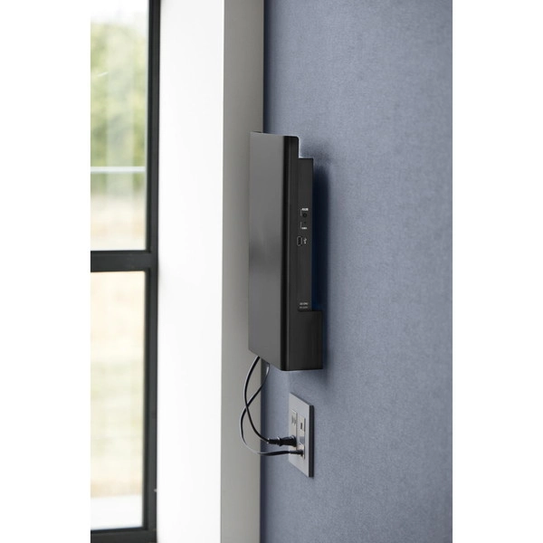 【tower】ウォール隠せるルーター収納 タワー Lサイズ 石こうボード壁対応 ブラック