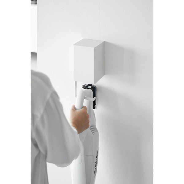 【tower】ウォール収納付きコードレスクリーナーホルダー タワー 石こうボード壁対応 ホワイト