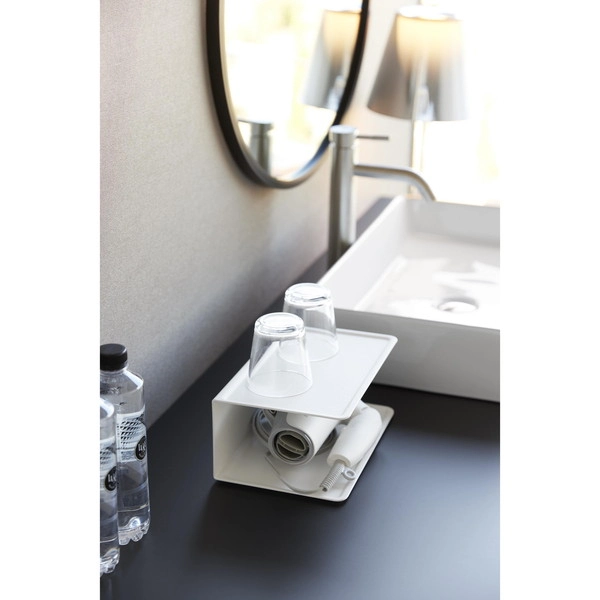 【tower】アメニティー収納 タワー 2段 ホワイト