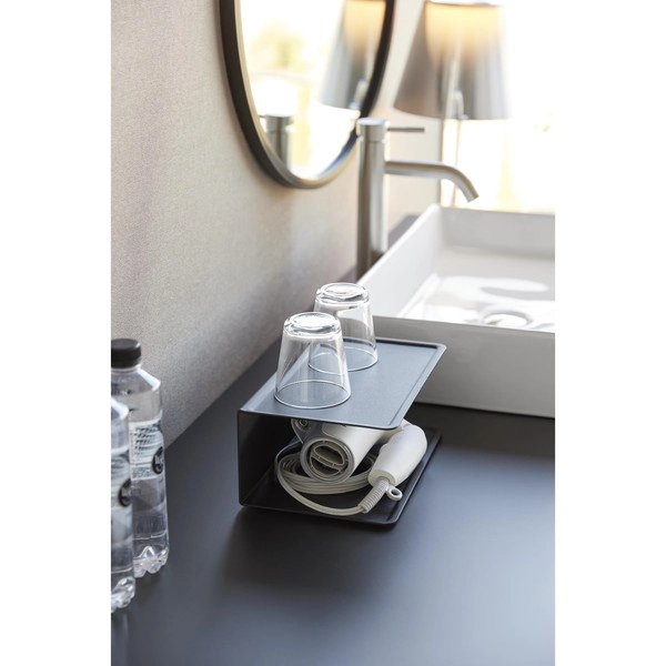 【tower】アメニティー収納 タワー 2段 ブラック